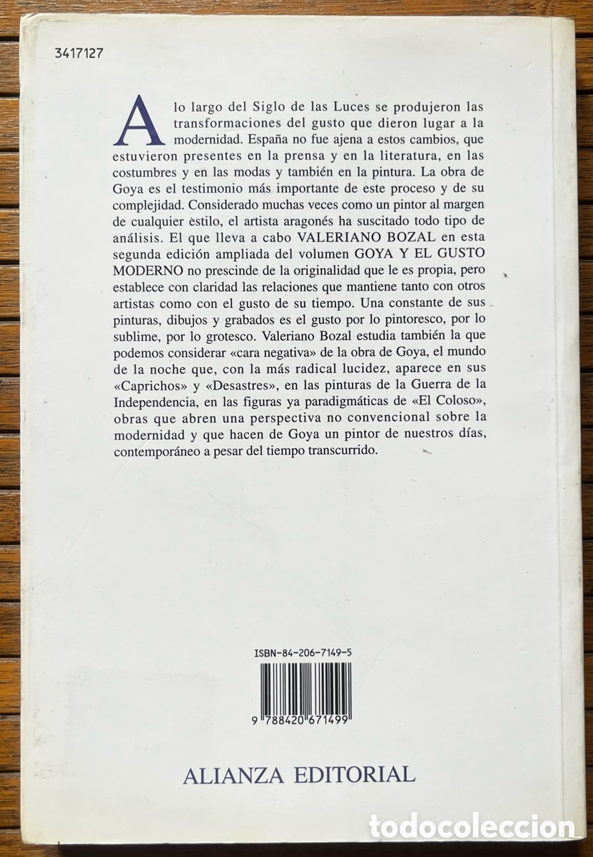 Libros de segunda mano: Goya y el gusto moderno - Foto 2