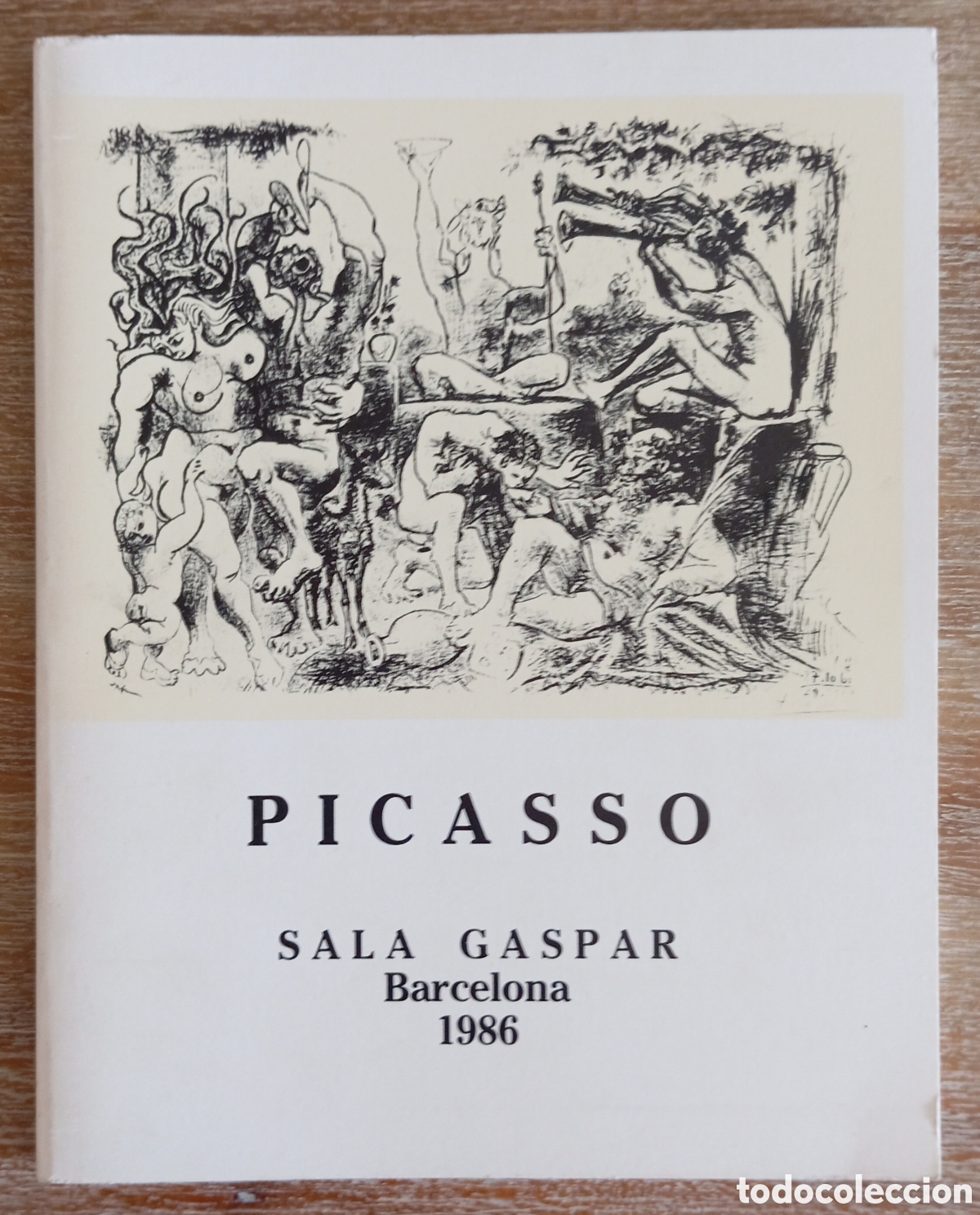 Libros de segunda mano: PICASSO SALA GASPAR BARCELONA 1986
