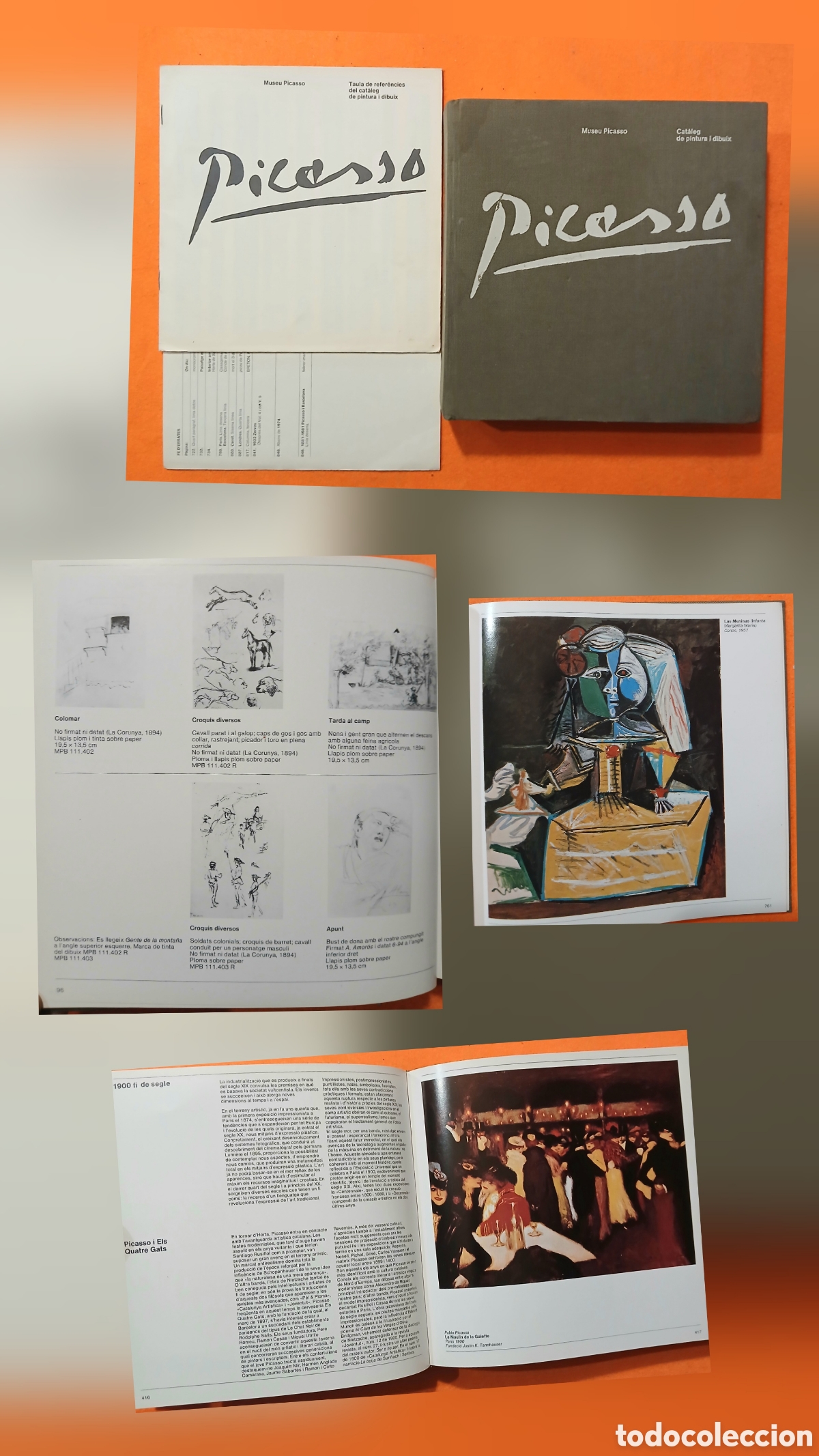 Libros de segunda mano: Picasso cat&agrave;leg de pintura i dibuix, 1984