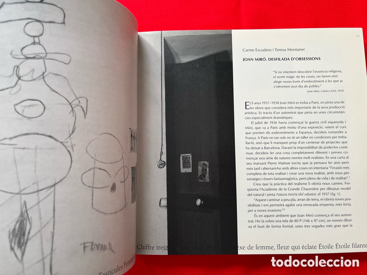 Libros de segunda mano: Libro Joan Mir&oacute; - Desfilada d&rsquo;obsessions - Foto 4