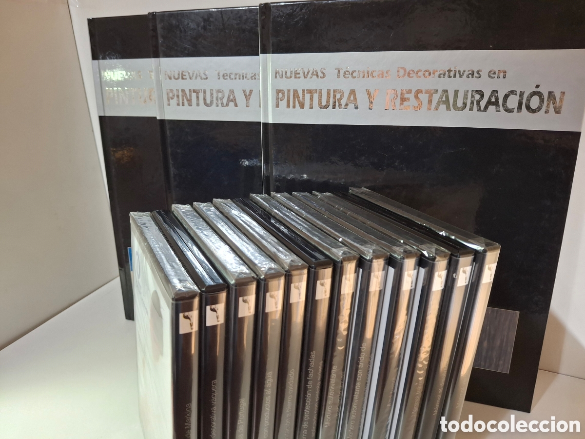 Libros de segunda mano: TECNICAS DECORATIVAS EN PINTURA Y RESTAURACION, TRES VOLUMENES + 12 CDS, HEGAR, 2002