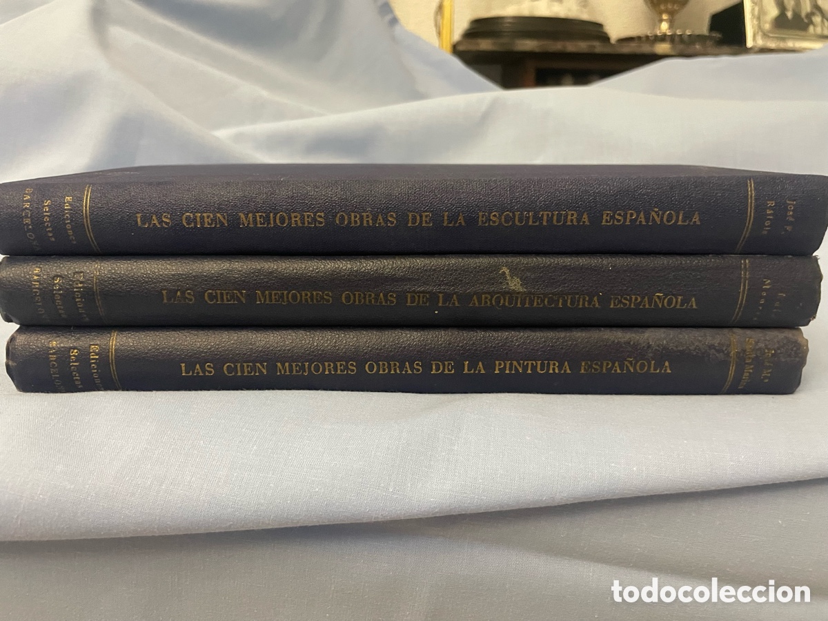 Libros de segunda mano: Trilog&iacute;a Completa: Las Cien Mejores Obras de la Pintura, Escultura y Arquitectura Espa&ntilde;ola - Ed. Sel