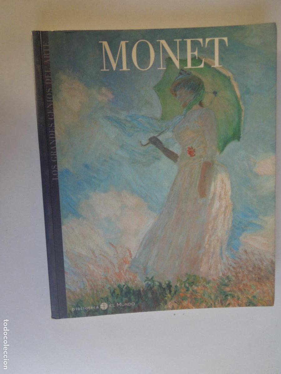 Libros de segunda mano: MONET , BIBLIOTECA EL MUNDO N&ordm; 7 - LOS GRANDES GENIOS DEL ARTE