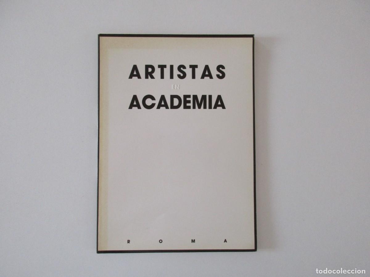 Libros de segunda mano: ARTISTAS EN ACADEMIA DE ROMA 1988 - SIGFRIDO MART&Iacute;N BEGUE - ELENA DEL RIVERO - FRANCESCA LLOPIS