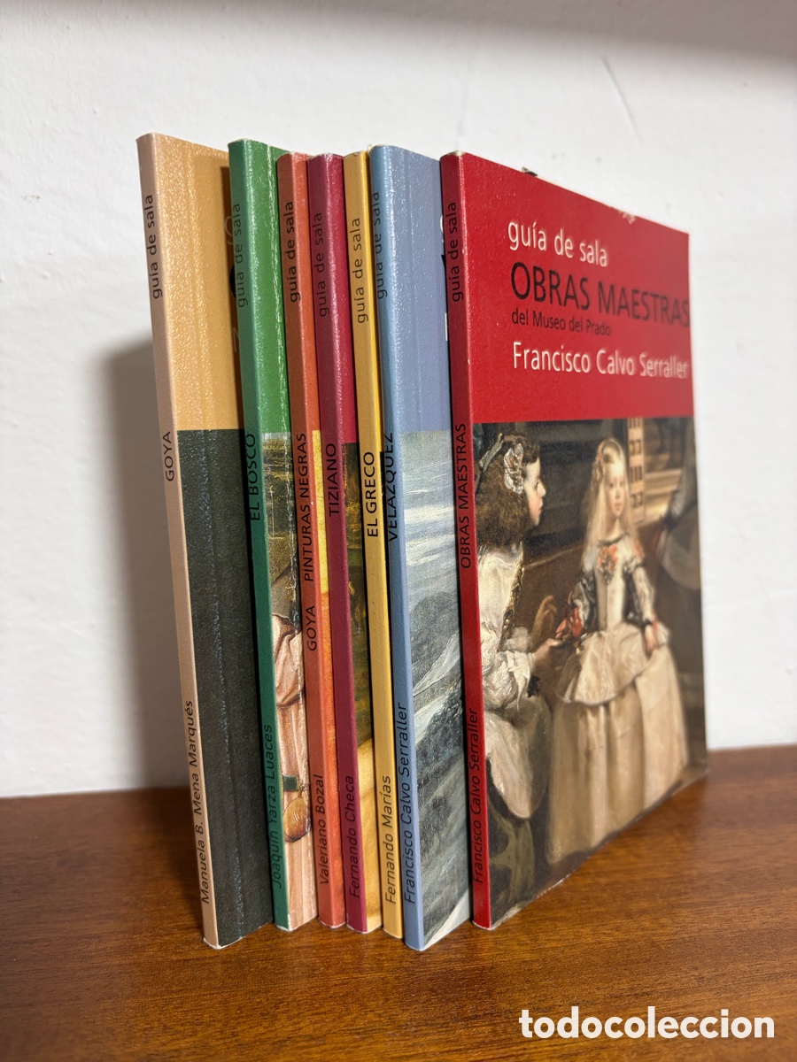 Libros de segunda mano: Lote 7 gu&iacute;as (de sala, bolsillo) museo del Prado (el Greco Goya Vel&aacute;zquez Bosco tiziano)