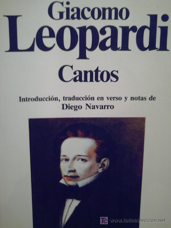 Libros de segunda mano: Giacomo Leopardi, Cantos. ([000498]) - Foto 1