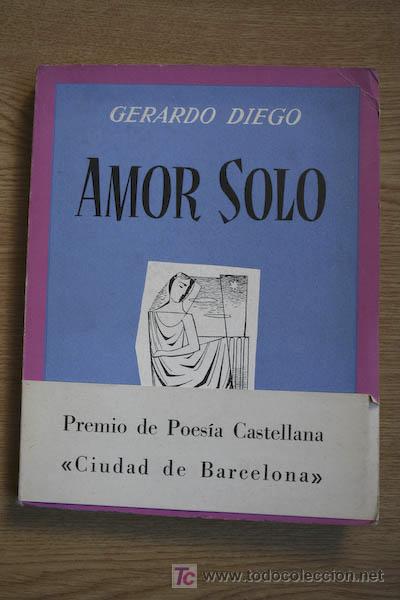 Libros de segunda mano: Amor solo. Diego (Gerardo) - Foto 1