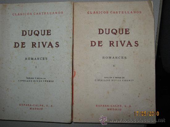 Libros de segunda mano: Romances. Duque de Rivas - Foto 1