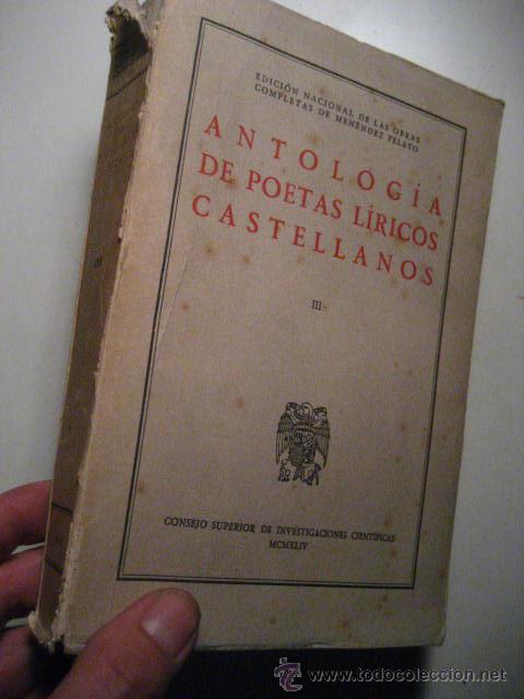 Libros de segunda mano: antologia de poetas liricos castellanos menendez pelayo / vol 3 la poesia en la edad media