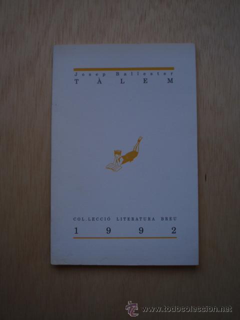Libros de segunda mano: T&agrave;lem de Josep Ballester - Foto 1