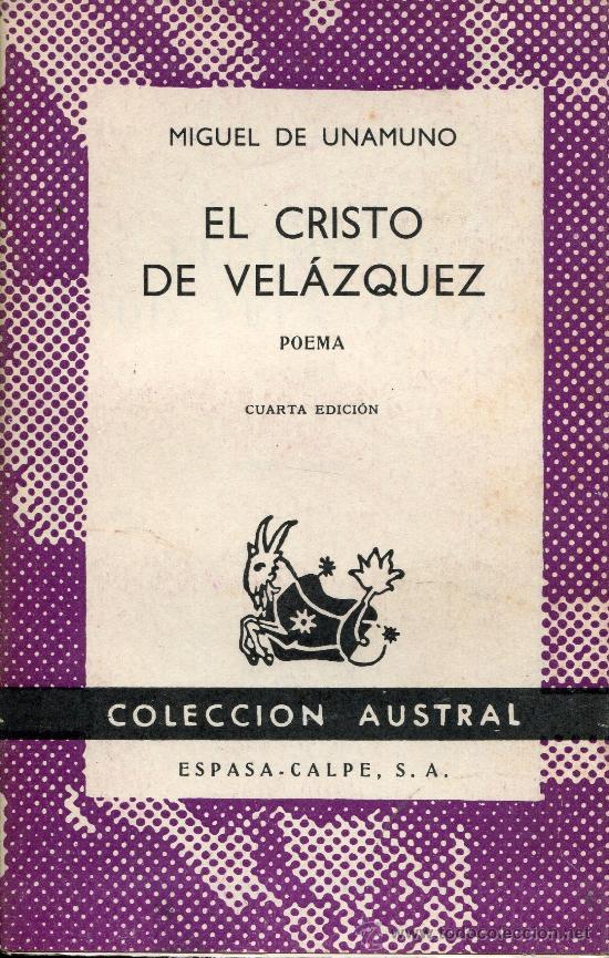 Libros de segunda mano: unamuno  -- el cristo de velazquez - Foto 1