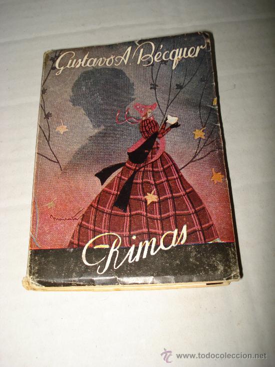 Libros de segunda mano: Rimas de Gustavo Adolfo B&eacute;cquer. A&ntilde;o 1952 . - Foto 1