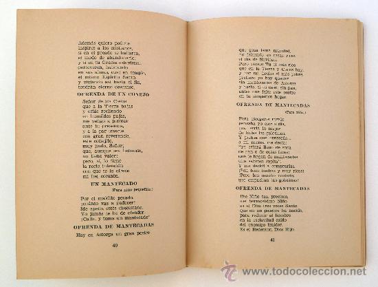 Libros de segunda mano: Versos navide&ntilde;os. Manuel Perez y Perez. 1959 - Foto 2