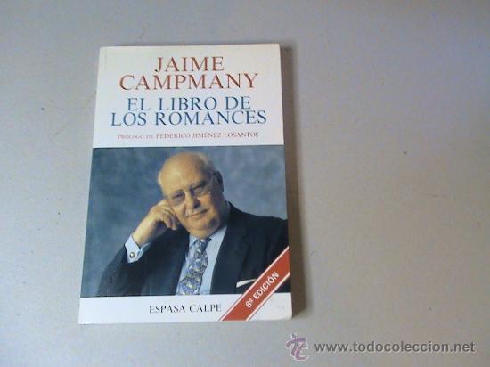 Libros de segunda mano: El libro de los romances (autor: Jaime Campmany) - Foto 1