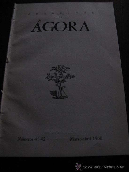 Libros de segunda mano: AGORA ( Cuadernos de ) .- NUMEROS 41-42 - Foto 2