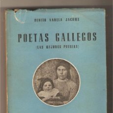 Libros de segunda mano: POETAS GALLEGOS (LAS MEJORES POESÍAS) .- BENITO VARELA JÁCOME. Lote 29188682