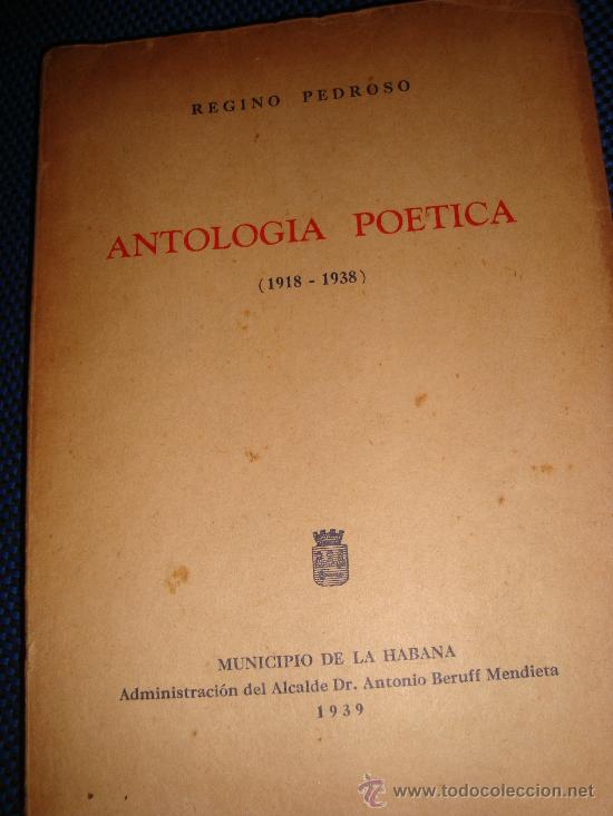 Libros de segunda mano: (76) ANTOLOGIA POETICA DE REGINO PEDROSO (1918-1938)