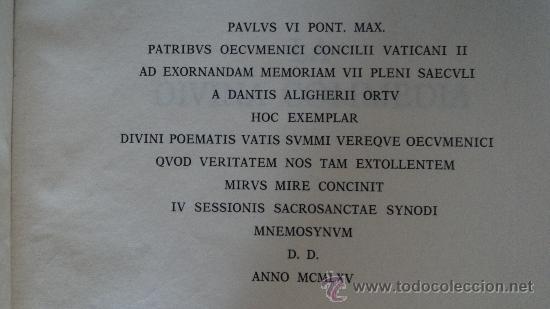 Libros de segunda mano: La divina commedia. vaticano - Foto 3