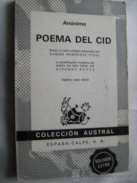Libros de segunda mano: POEMA DEL CID. 1973 Austral 5 - Foto 1