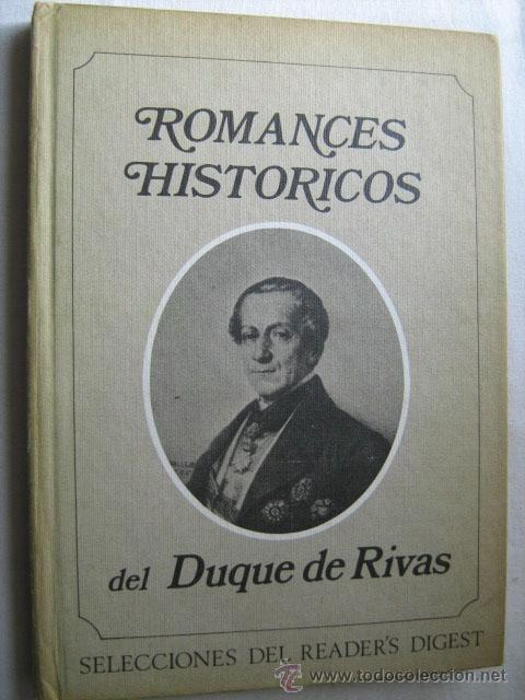 Libros de segunda mano: ROMANCES HIST&Oacute;RICOS. DUQUE DE RIVAS. 1974 - Foto 1