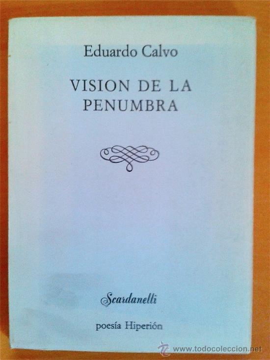 Libros de segunda mano: EDUARDO CALVO-VISI&Oacute;N DE LA PENUMBRA-1&ordf; EDICI&Oacute;N POES&Iacute;A HIPERI&Oacute;N-MADRID 1981. COLECCI&Oacute;N SCARDANELLI.