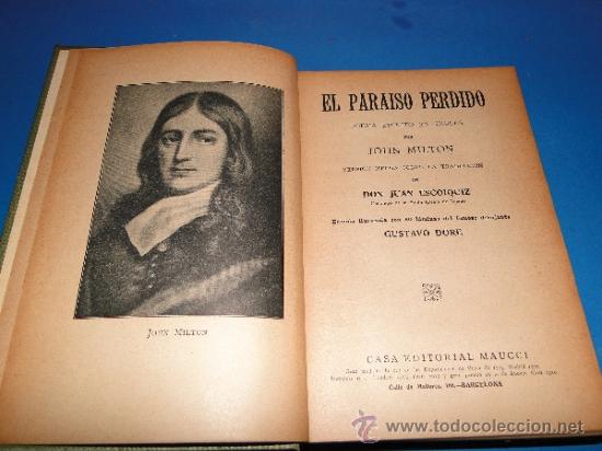 Libros de segunda mano: EL PARAISO PERDIDO .-JOHN MILTON - Foto 2