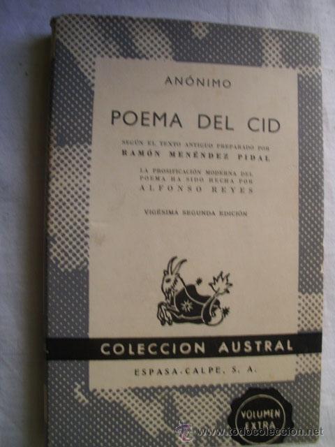 Libros de segunda mano: POEMA DEL CID. 1967 - Foto 1