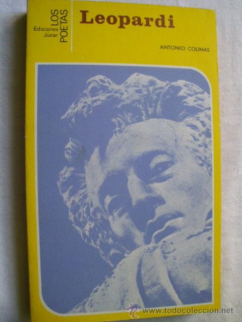 Libros de segunda mano: LEOPARDI. COLINAS, Antonio. 1985 - Foto 1