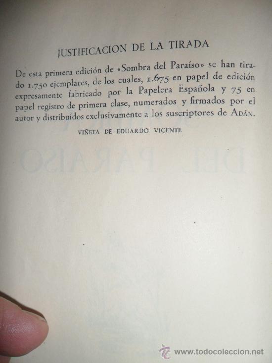 Libros de segunda mano: Sombra del Paraiso.Vicente aleixandre - Foto 6