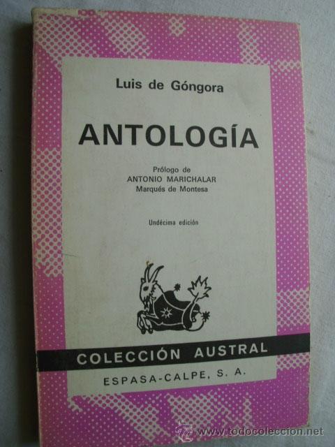 Libros de segunda mano: ANTOLOG&Iacute;A.  DE G&Oacute;NGORA, Luis. 1981 - Foto 1