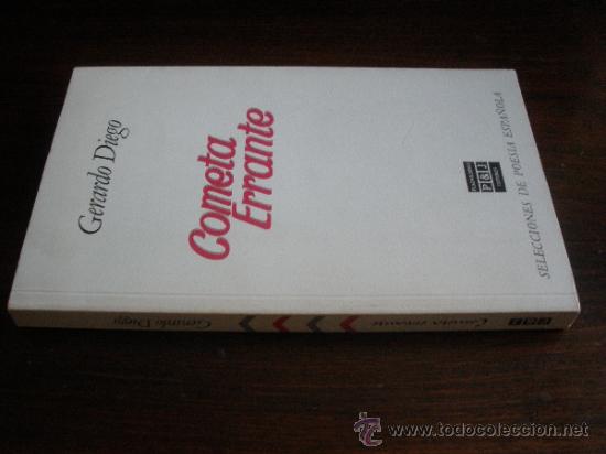 Libros de segunda mano: Cometa errante --- Gerardo Diego - Foto 1