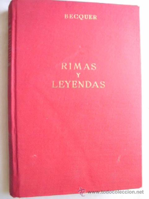 Libros de segunda mano: RIMAS Y LEYENDAS. B&Eacute;CQUER, Gustavo Adolfo. 1966 - Foto 1