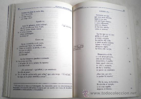 Libros de segunda mano: GUSTAVO ADOLFO B&Eacute;CQUER: RIMAS Y LEYENDAS. - Foto 2