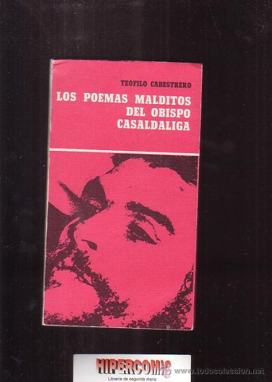 Libros de segunda mano: LOS POEMAS MALDITOS DEL OBISPO CASALDALIGA /POR: teofilo cabestrero ,A&Ntilde;O 1977