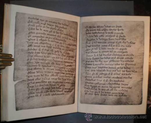 Libros de segunda mano: POEMA de MIO CID. Facs&iacute;mil del c&oacute;dice &uacute;nico. Ed. limitada, ejemplar numerado y dedicado - Foto 2