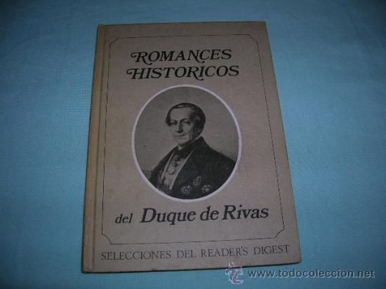 Libros de segunda mano: Libro Romances hist&oacute;ricos del Duque de Rivas - Foto 1