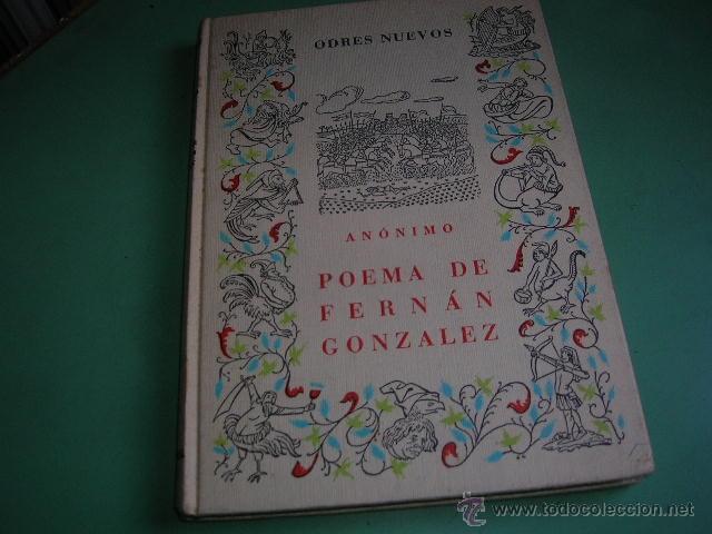 Libros de segunda mano: Libro Poema de Fern&aacute;n Gonz&aacute;lez - Foto 1
