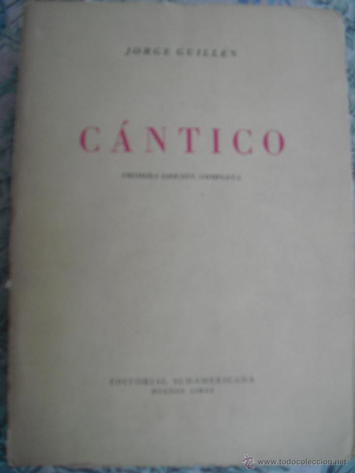 Libros de segunda mano: C&aacute;ntico. Guillen, Jorge - Foto 1