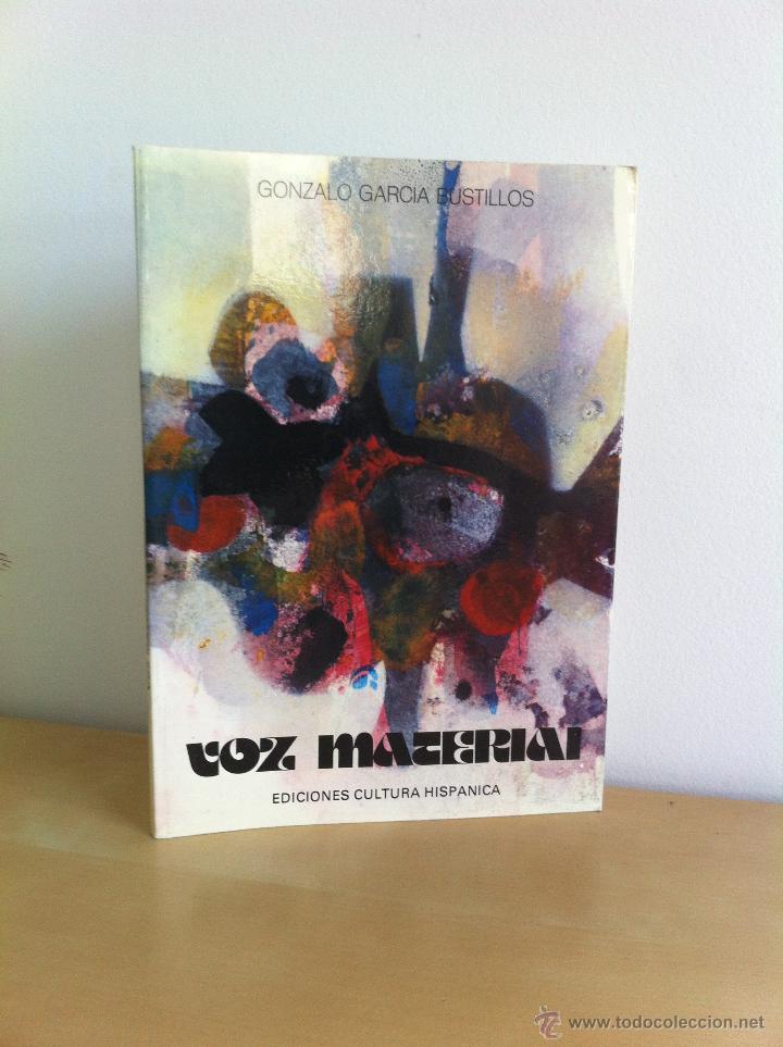 Gebrauchte B&uuml;cher: VOZ MATERIAL. GONZALO GARC&Iacute;A BUSTILLOS. EDICIONES CULTURA HISP&Aacute;NICA. -----3&ordf; COMPRA ENV&Iacute;O GRATIS----