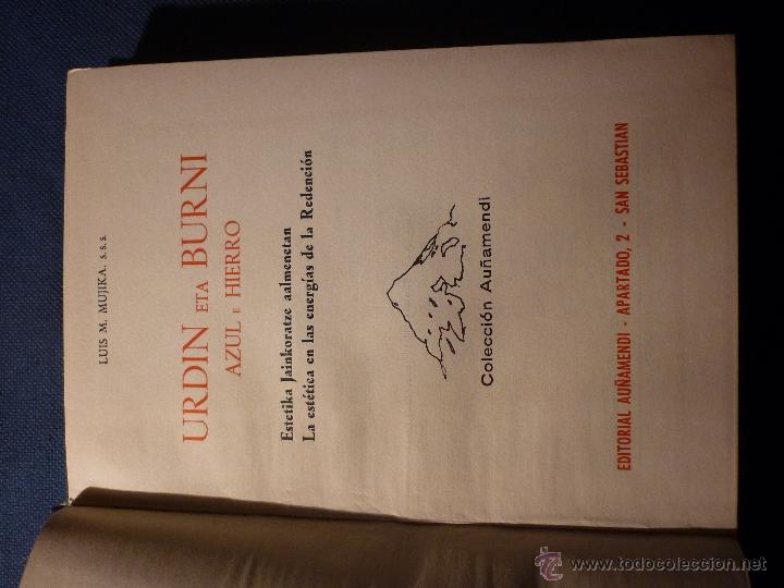 Libros de segunda mano: Urdin eta Burni. Azul e hierro - Foto 2