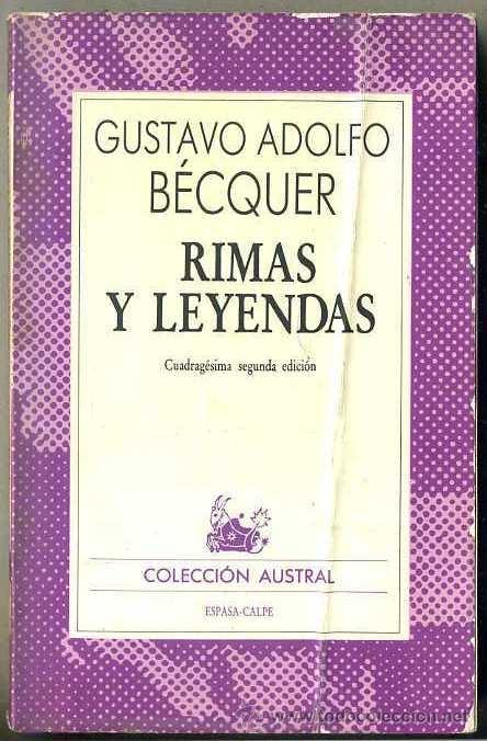 Libros de segunda mano: AUSTRAL A3 : B&Eacute;CQUER - RIMAS Y LEYENDAS - Foto 1