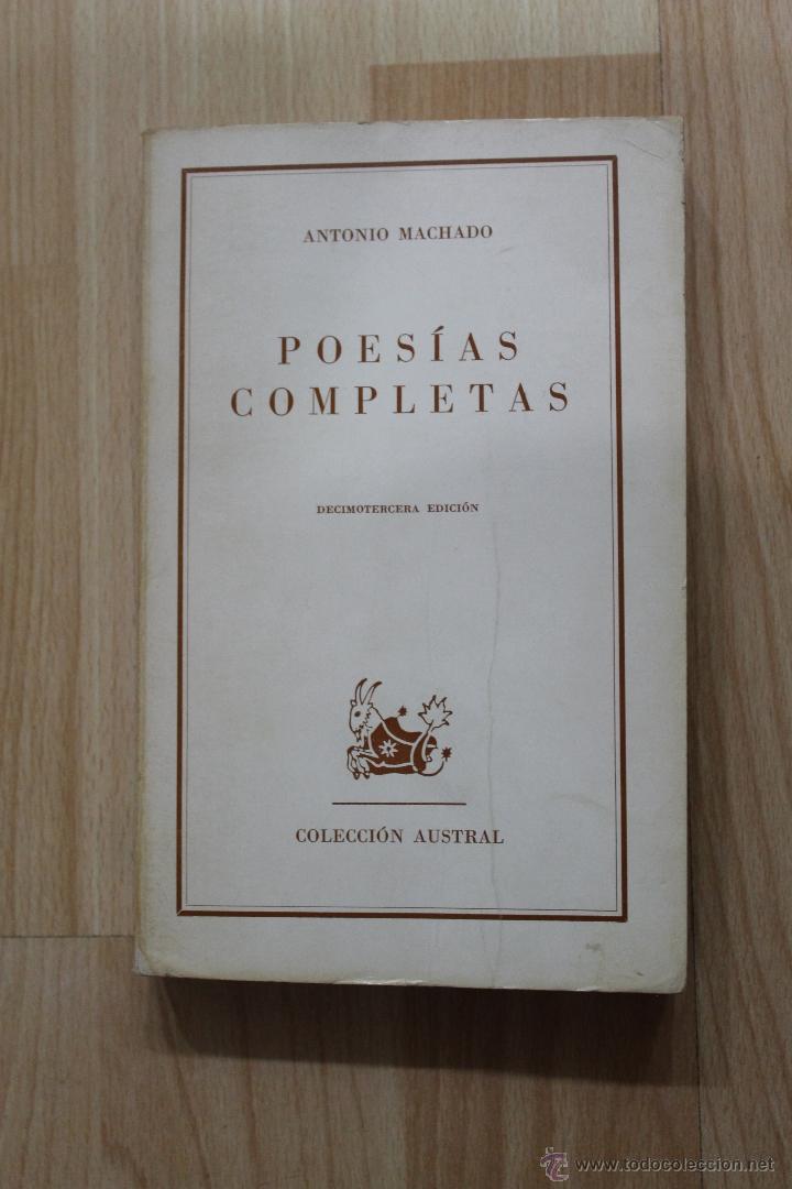 Poesías Completas De Antonio Machado Colección Comprar Libros De