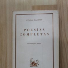 Libros de segunda mano: POESÍAS COMPLETAS DE ANTONIO MACHADO COLECCIÓN AUSTRAL 13 EDICIÓN 1971