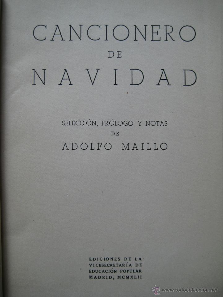 Libros de segunda mano: CANCIONERO DE NAVIDAD. ADOLFO MAILLO - Foto 1