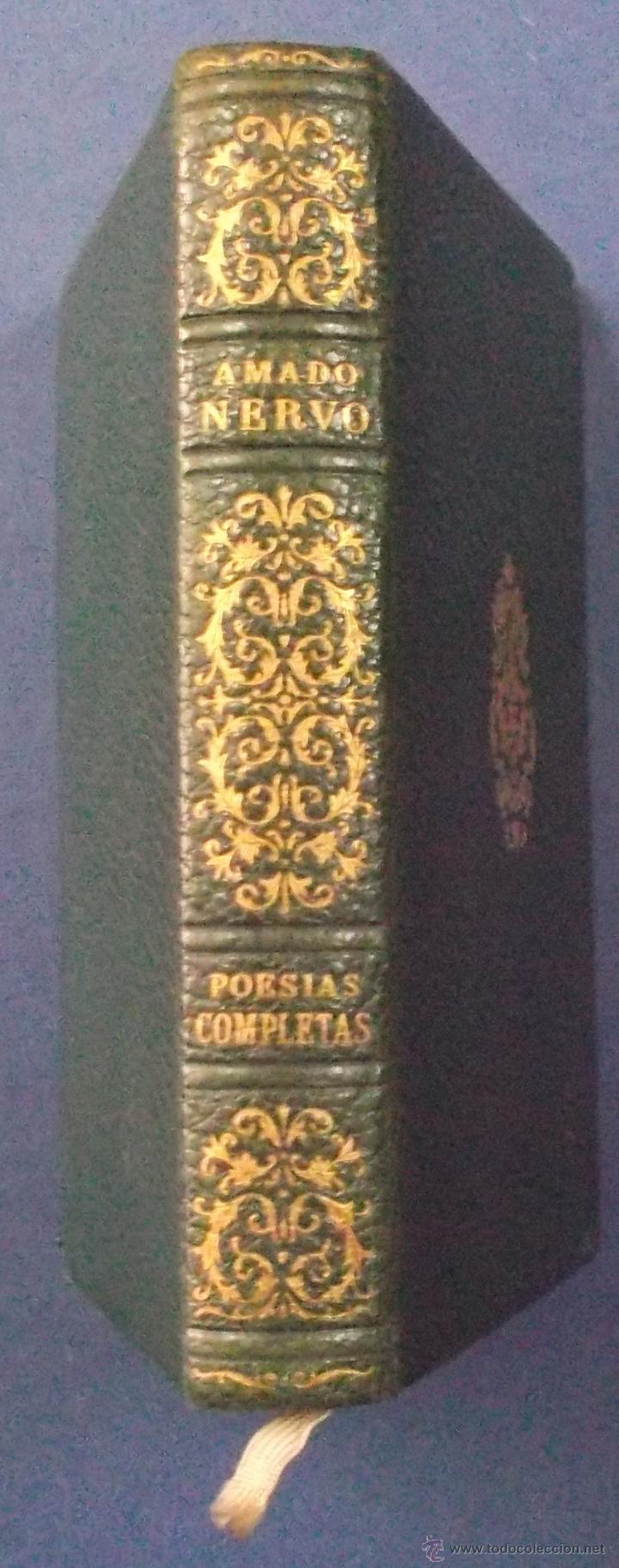 Libros de segunda mano: POES&Iacute;AS COMPLETAS. AMADO NERVO. ED. BIBLIOTECA NUEVA, 1952.