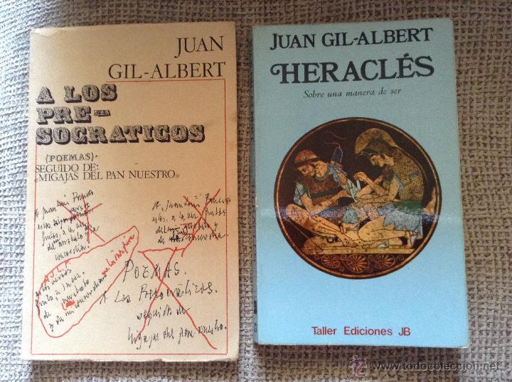 Libros de segunda mano: JUAN GIL ALBERT  1&ordf; EDICIONES A LOS PRESOCRATICOS Y HERACLES - Foto 1