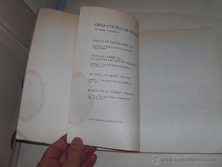 Libros de segunda mano: JORGE LUIS BORGES - EL ORO DE LOS TIGRES - - Foto 3