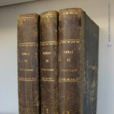 Libros de segunda mano: OBRAS DE JULIO VERNE. MADRID GASPAR Y ROIG - BAILLY-BAILLIERE 1872. 3 TOMOS. CON GRABADOS. Lote 45877286