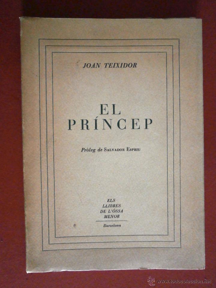 Libros de segunda mano: El Princep. Joan Teixidor - Foto 1