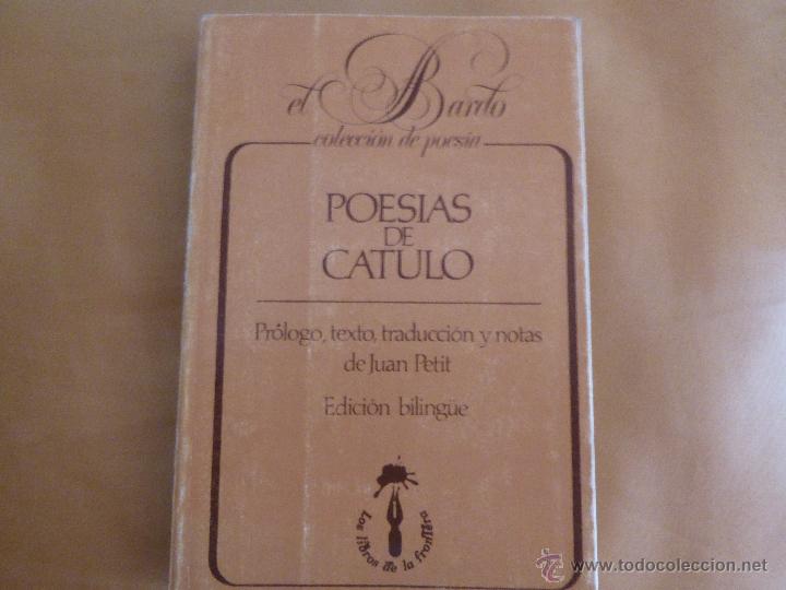 Libros de segunda mano: Poes&iacute;as de Catulo. Ed. biling&uuml;e. - Foto 1